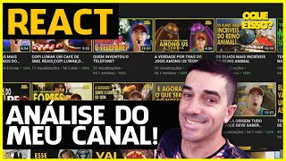 React do meu canal análise feita pelo erivelton