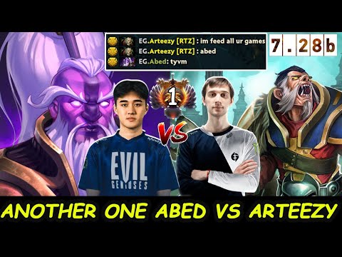 Abed Void Spirit MIDLANE A-GOD immortal rank 1 vs Arteezy Lycan Imba Hero Dota 2 7.28b Gameplay