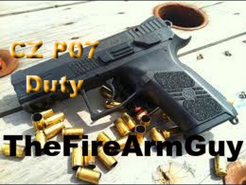 CZ P07 Duty 9mm - Short Review & Shooting - TheFireArmGuy