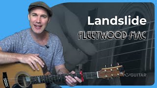 Landslide - Fleetwood Mac - Fingerstyle Acoustic Guitar Lesson (SB-426) Lindsey Buckingham