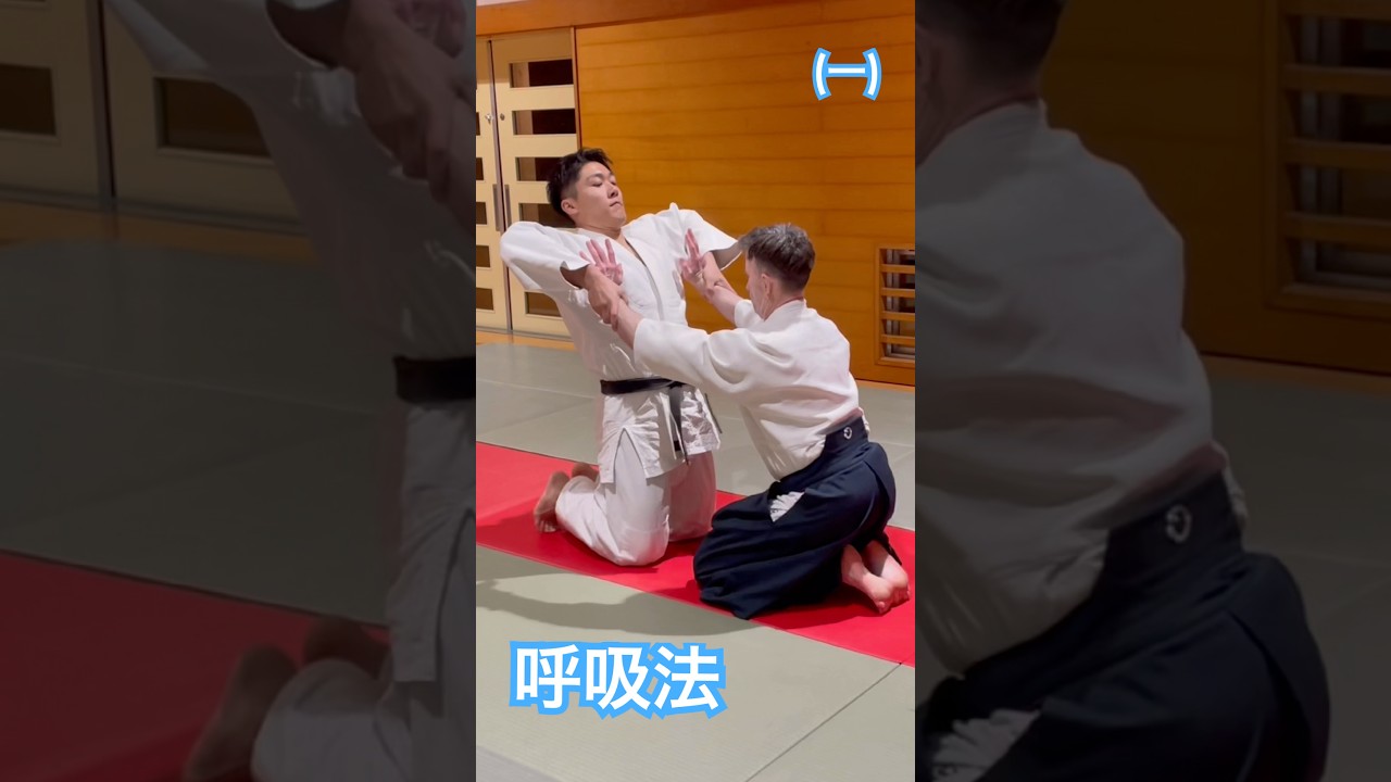 合気道呼吸法　#aikido #martialarts #合気道#呼吸法