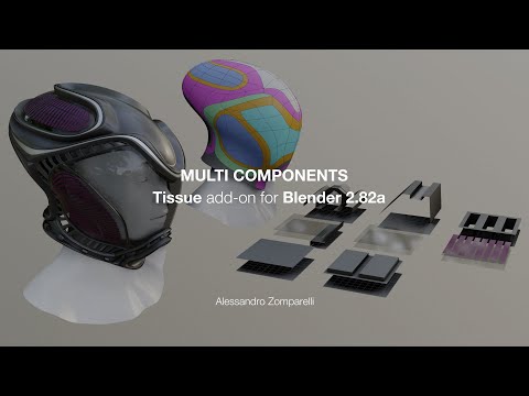 Tissue - Multi Components Tessellation (for Hard Surface modelling)