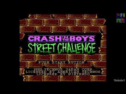 Crash 'n The Boys: Street Challenge on Mini NES Classic // Olympic games by Technos