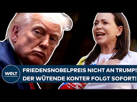 MACHADO: Friedensnobelpreis geht nicht an Trump! Die wütende Reaktion aus den USA folgt sofort!