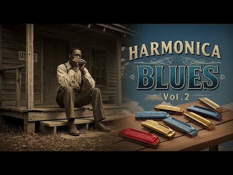 Harmonica Blues Highway Vol.2 | Melancholic Blues Instrumental Journey