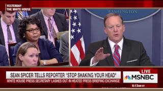 Sean Spicer clearly does not have the temperament to be Press Secretary (29 March 2017)