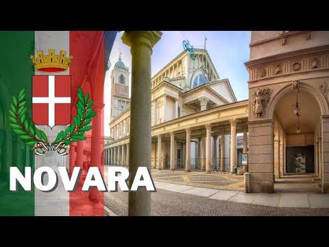 4K Walking Tour 🏰 Novara, Italy 🏰 Travel Vlog 2022