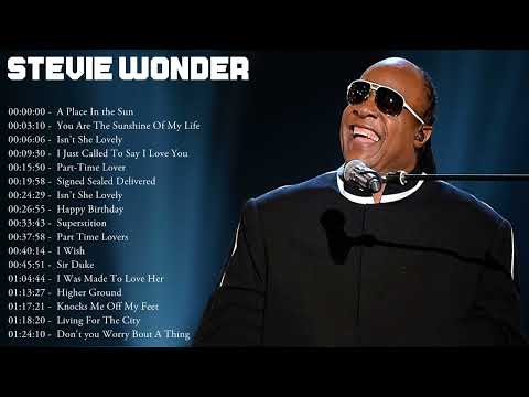 Stevie Wonder Greatest Hits Playlist Full Album - Best Of Stevie Wonder Collection Of All Time