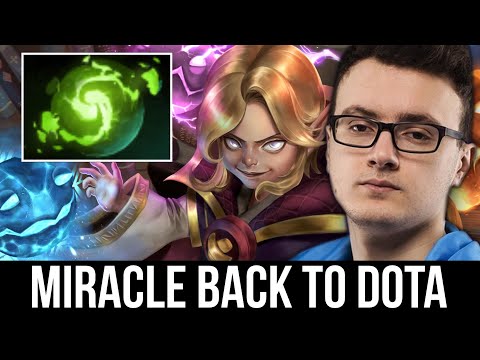 MIRACLE back to Dota - Signature Invoker with Refresher