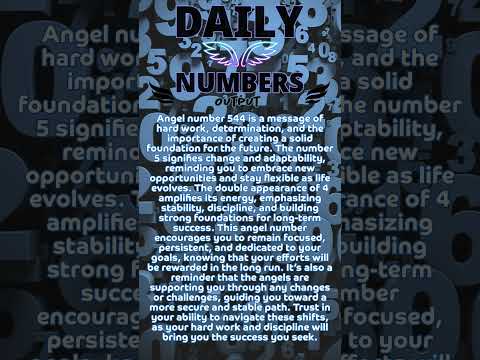 Daily Angel Number 544