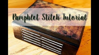 Easy 3-Hole Pamphlet Stitch - Junk Journal Tutorial For Beginners