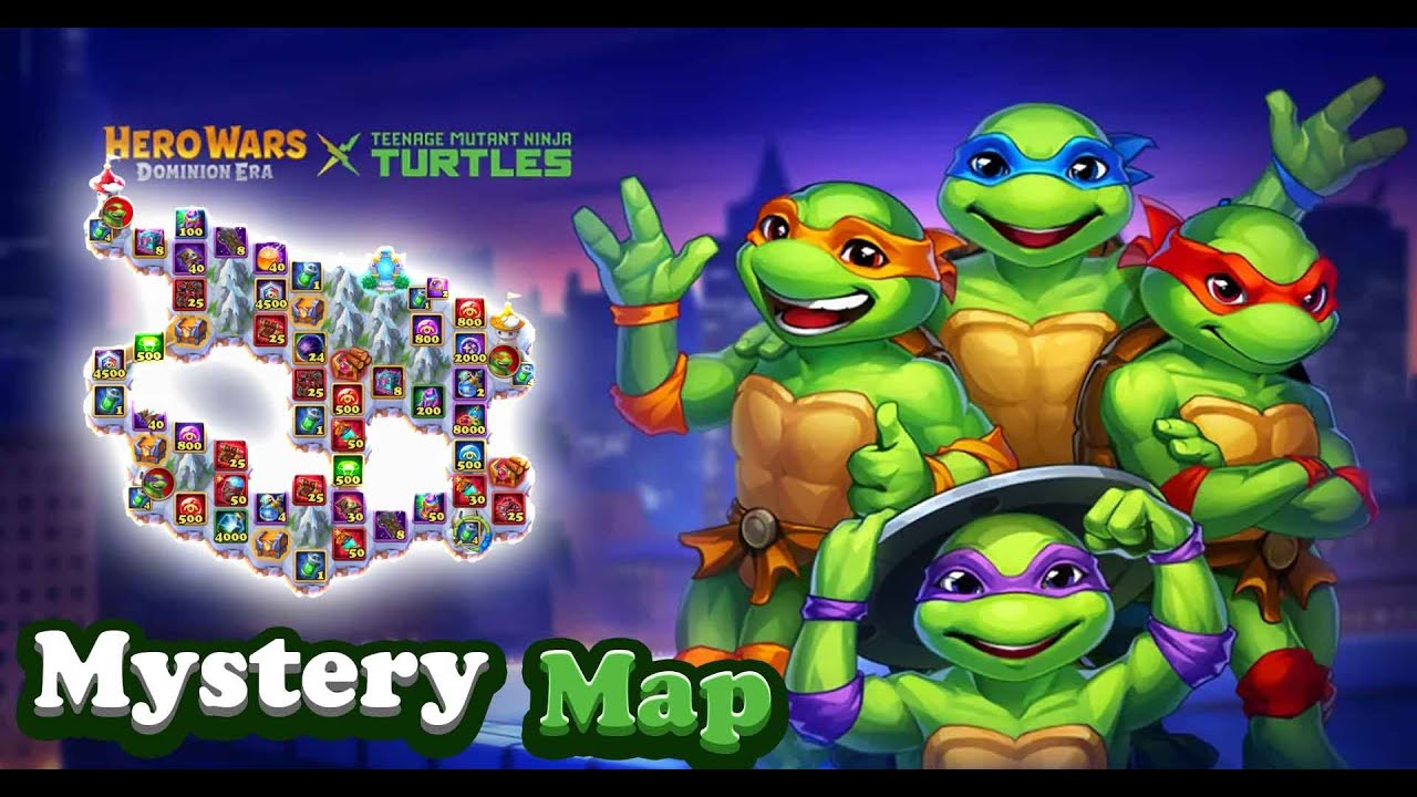 Hero Wars: What’s Hidden on the Ninja Turtles Mysterious Island Map?
