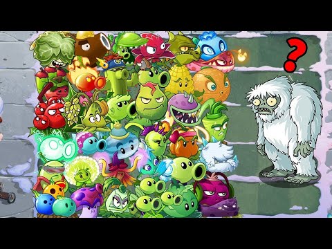 Random 25 Team 3 Plants VS Team YETI Zombies - Who Will Win? - Pvz 2 Challenge