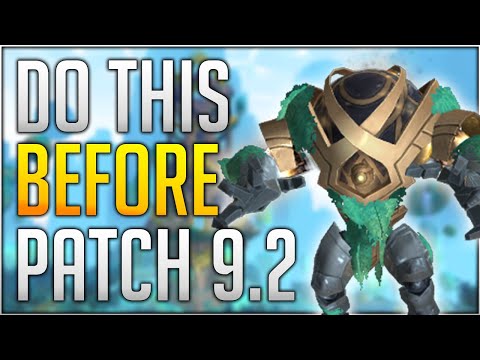 EVERYTHING IMPORTANT to do BEFORE Patch 9.2 Shadowlands