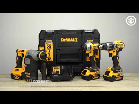 Набор бесщеточных инструментов DeWALT DCK368P3T, 3 шт. Набор бесщеточных инструментов DeWALT DCK368P3T, 3 шт.