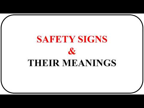 Safety Signs with Meaning