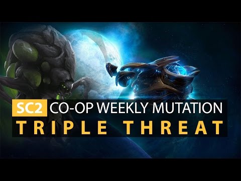 SC2 Co-op Weekly Mutation - Triple Threat on Brutal