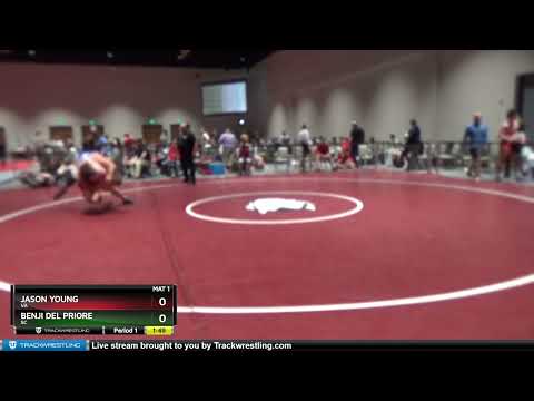 220 Lbs 1st Place Match - Jason Young, VA Vs Benji Del Priore, SC 71db