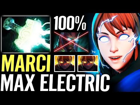🔥 MARCI Mjollnir + IO — WTF MAX Electric Carry 100% Hard Counter Terrorblade Top 25MMR Dota 2 Pro