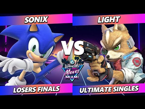 LMM Miami 2024 LOSERS FINALS - Sonix (Sonic) Vs. Light (Fox) Smash Ultimate - SSBU