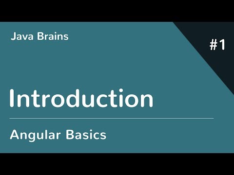 Angular 6 Basics 1 - Introduction