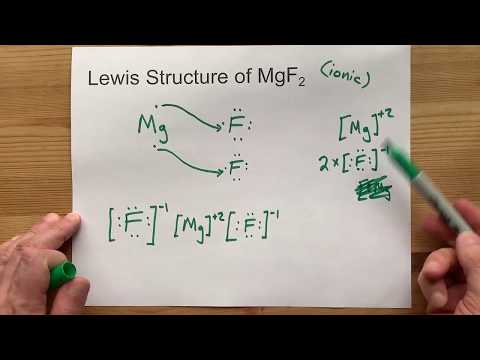 Part of a video titled Draw the Lewis Structure for MgF2 (magnesium fluoride) - YouTube
