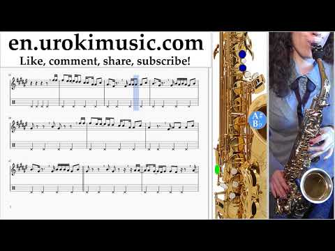 Saxophone lessons (Tenor) Luis Fonsi, Stefflon Don - Calypso Sheet Music Tutorial um-ih352