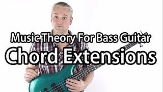 Cool 9th, 11th and 13th chord Arpeggios for Bass!