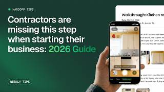 Contractors Are Missing This Step When Starting Their Business: 2026 Guide