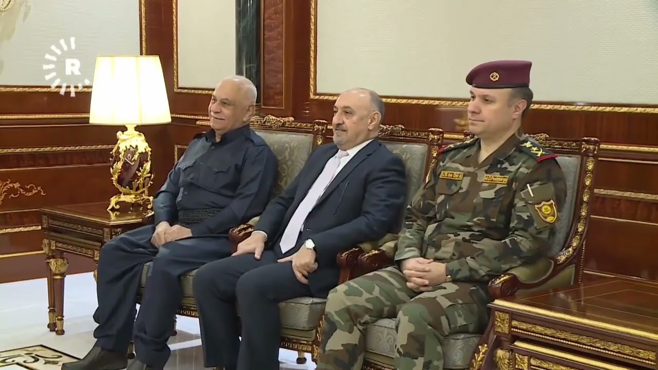 Serokê Herêma Kurdistanê pêşwazî li Fermandarê Hêzên Hevpeyman li Iraq û Sûriyê kir