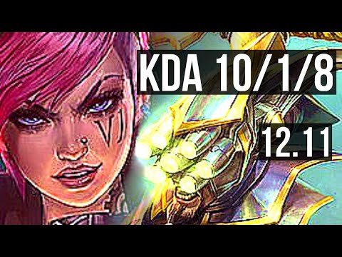 VI vs YI (JNG) | 10/1/8, 400+ games, Dominating | EUW Diamond | 12.11