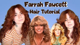 Farrah Fawcett Hair Tutorial | Hairstyle 70