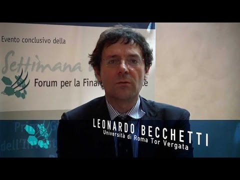 La società civile per lo sviluppo sostenibile - Prof. Becchetti