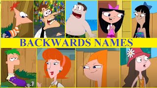 Phineas And Ferb / Backwards Names / Season 1 Episode 4 Lawn Gnome Beach Party of Terror