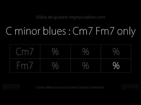 C minor Blues (Cm7 Fm7 only) : Backing Track