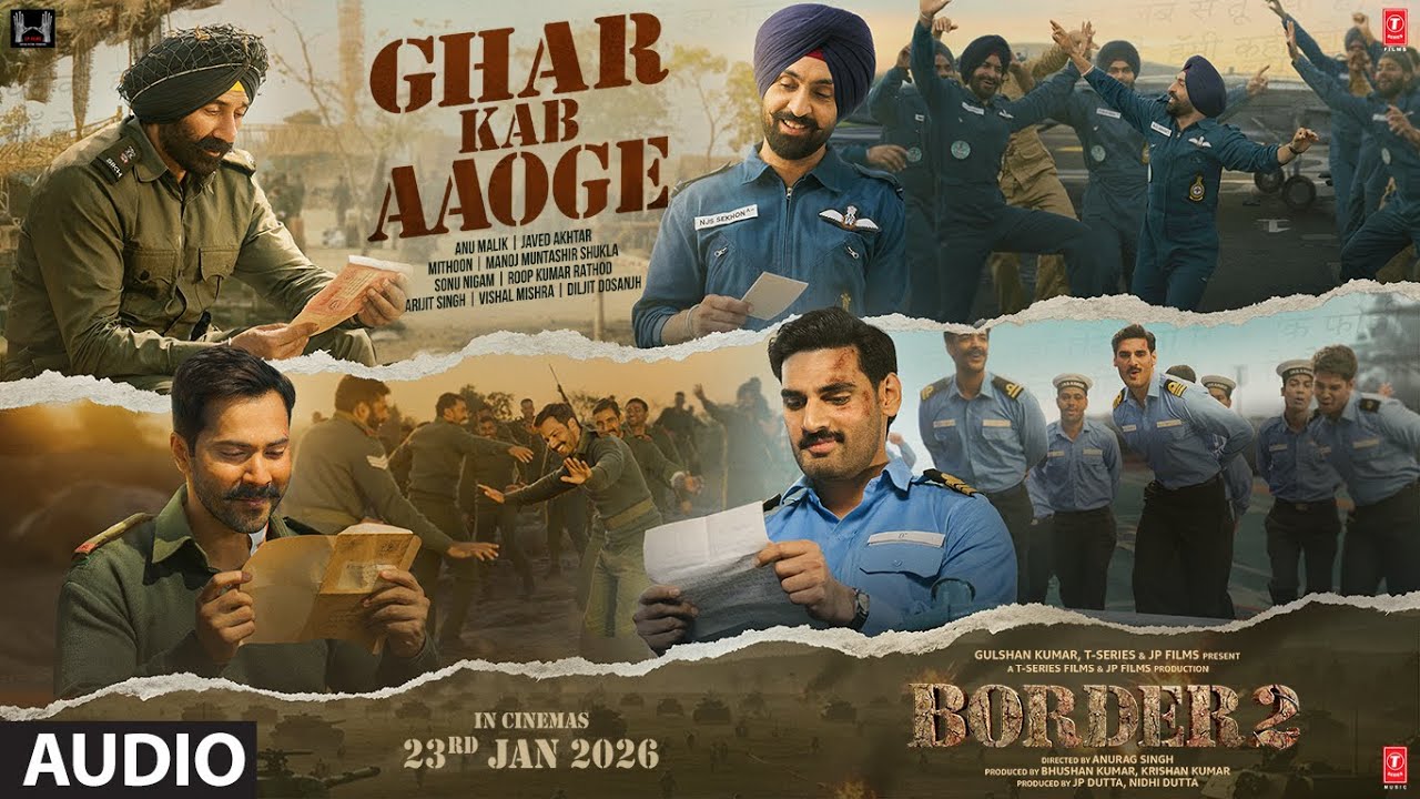 Ghar Kab Aaoge Lyrics – Border 2 | Ye Dil Jo Barso Se Tha Khali Khali Sa
