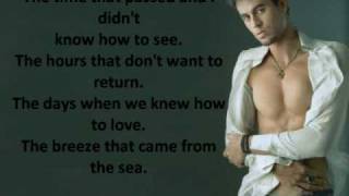 Enrique Iglesias - Donde Estan Corazon (With English lyrics)