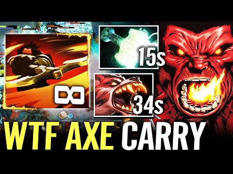 🔥 70.000 DMG AXE WTF Hard Carry — 34sec Wolf Bite + 16sec Mjollnir Unstoppable Mad Dog Dota 2 Pro