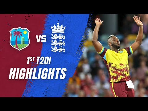 Highlights | West Indies vs England | 1st T20I | Streaming Live on FanCode