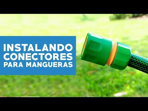 How to install irrigation hose connectors?