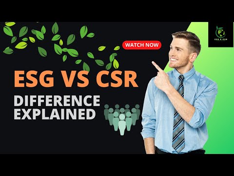 ESG and CSR | Difference Explained | Learn Quickly #esg #csr #sustainability #climatechange #social