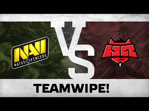 Teamwipe! by Na`Vi vs HR @ Starladder | i-League EU