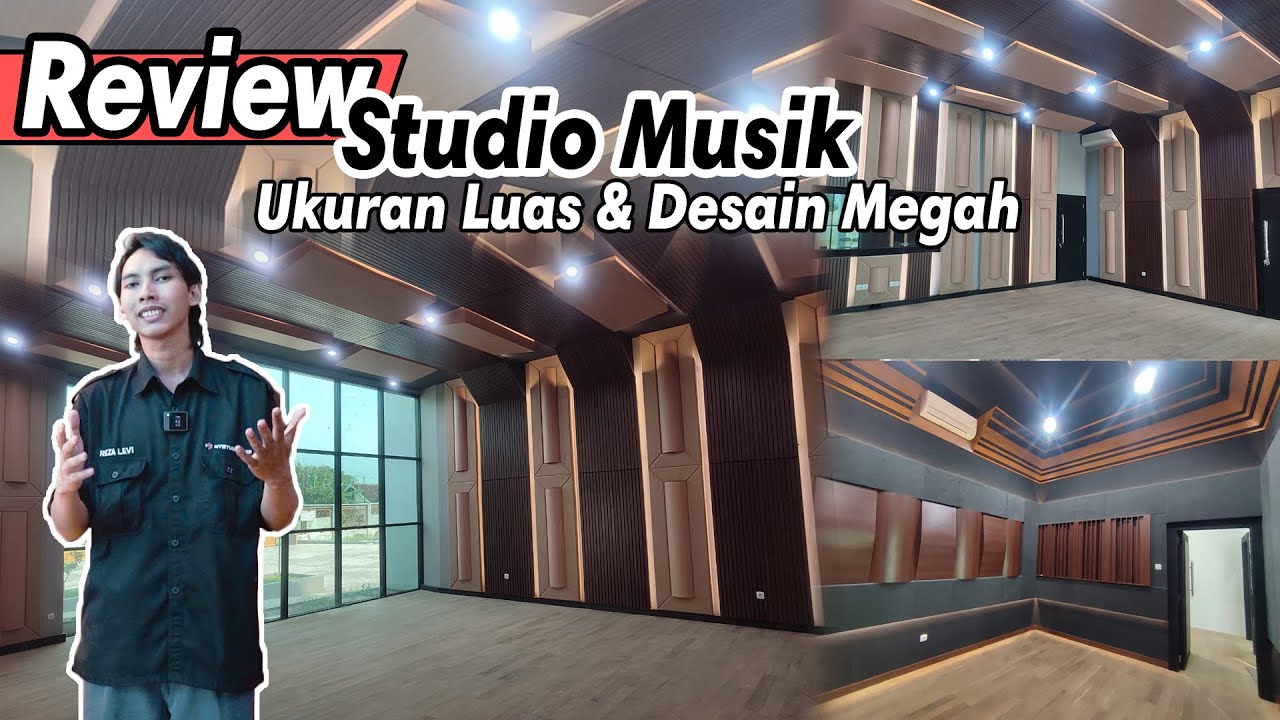 REVIEW STUDIO MUSIK - DESAIN MEWAH, TREATMENT AKUSTIK MAKSIMAL, DIMENSI LUAS!!