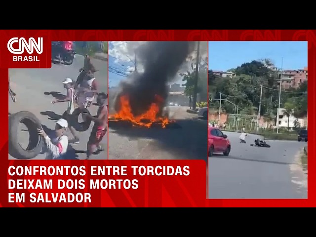 Violência entre torcidas organizadas deixa dois mortos e seis presos em Salvador (BA) | CNN 360°