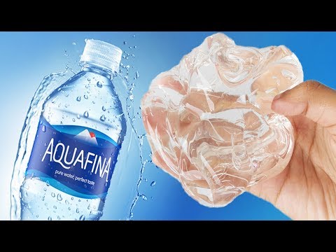 NO GLUE Water Slime, How to Make Crystal Clear Shampoo Water Slime