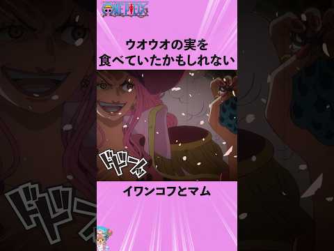 ウオウオの実を食べていたかもしれないイワンコフとマム #onepiece #ワンピース #アニメ #雑学