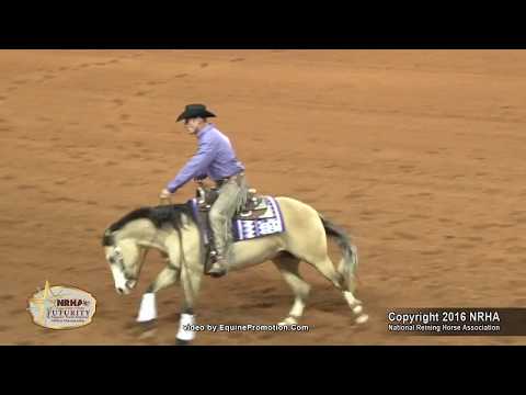 Guns N Rio ridden by Garth Hystad  - 2016 NRHA Futurity (NP, First Go)