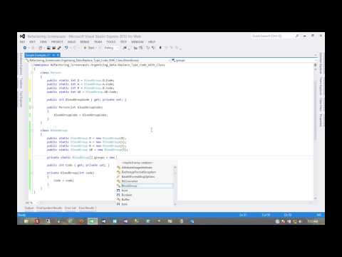 Replace Type Code With Class