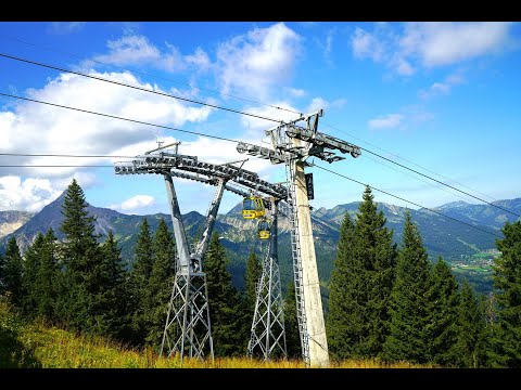 Seilbahn, Bergbahn, Neunerköpfle in Tannheim Österreich Tirol, Austria