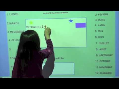 TBI pour le rituel du matin en maternelle